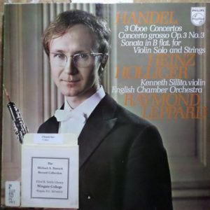 Georg Friedrich Handel - 3 Oboenkonzerte / Concerto Grosso Op. 3,3 / Sonate B-dur, FÃ¼r Solovioline Und Streicher