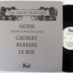 Marcel Moyse - The Great Flautists - Vol.1