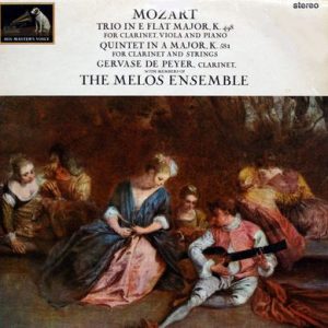 Wolfgang Amadeus Mozart - Trio In E Flat Major, K.498; Quintet In A Major, K.581