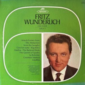 Fritz Wunderlich - Lyric Tenor, Album 3