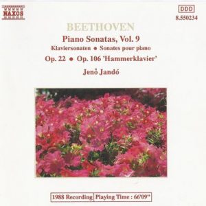 Ludwig Van Beethoven - Piano Sonatas, Vol. 9: Op. 22 â€¢ Op.106 'Hammerklavier'