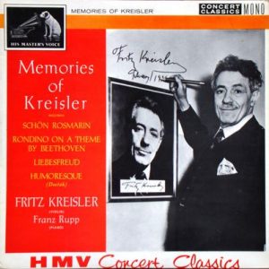 Fritz Kreisler - Memories Of Kreisler