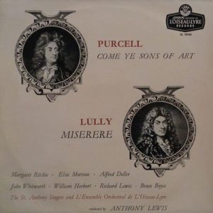 Henry Purcell - Come Ye Sons Of Art / Miserere