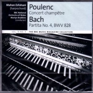 Francis Poulenc - Concert Champetre / Partita No.4, BWV 828