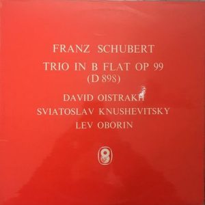 Franz Schubert - Trio In B Flat Op 99 (D 898)