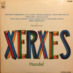 Georg Friedrich Handel - Highlights From "Xerxes"