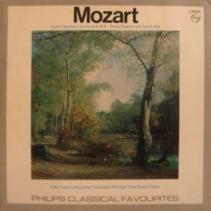 Wolfgang Amadeus Mozart - Piano Quartet In G Minor K. 478 / Piano Quartet In E Flat K. 493