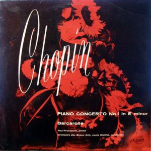 Frederic Chopin - Chopin Piano Concerto No.1 In E Minor - Barcarolle