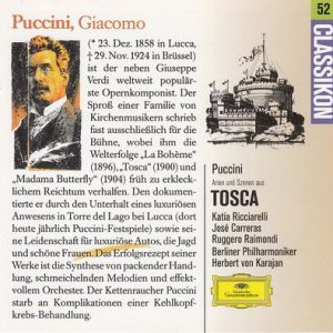 Herbert von Karajan - Classikon 52: Arien Und Szenen Aus Tosca