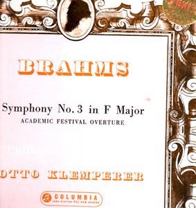 Johannes Brahms - Symphony No.3 In F Major / Academic Festival Overture