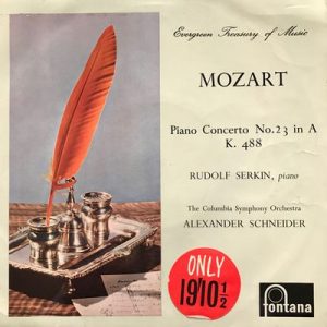 Rudolf Serkin - Piano Concerto No. 23 in A K.488