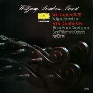 Wolfgang Amadeus Mozart - Violin Concerto No. 3, K 216 / Sinfonia Concertante K 364