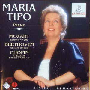 Maria Tipo - Sonata KV 283 / Sonata Op 109 / 4 Ballate, Studio Op. 10 N. 3