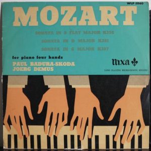 Wolfgang Amadeus Mozart - Sonata, B Flat Major, K.358 / Sonata, D Major, K.381 / Sonata, G Major, K.357 For Piano Four Hands