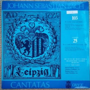 Johann Sebastian Bach - Cantatas 103, 25