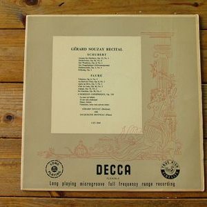 Gerard Souzay - Recital