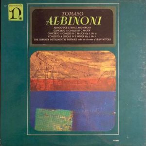 Tomaso Albinoni - Adagio For Strings And Organ, Etc.