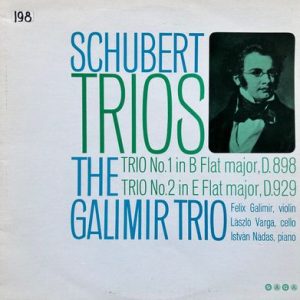 Franz Schubert - Trios - Trio No.1 In B Flat Major, D.898, Trio No.2 In E Flat Major, D.929
