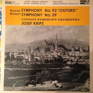 Joseph Haydn - Symphony No. 92 "Oxford" / Symphony No. 39