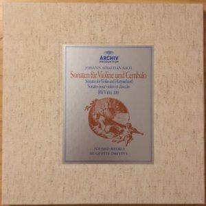 Johann Sebastian Bach - Sonatas For Violin And Harpsichord  BWV 1014 - 1019