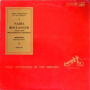 Nadia Boulanger - Selected Works
