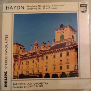 Joseph Haydn - Symphony No. 60 in C "Il Distratto", Symphony No.52 in C Minor