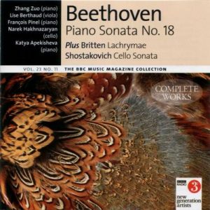 Ludwig van Beethoven - Piano Sonata No. 18 / Lachrymae / Cello Sonata