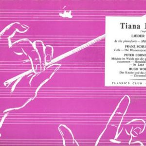 Tiana Lemnitz - Lieder Recital