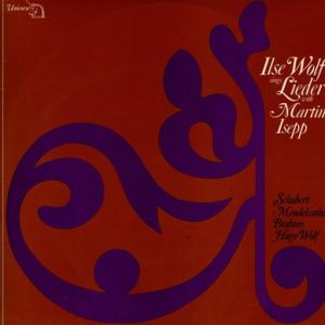 Ilse Wolf - Sings Lieder
