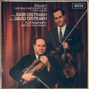 Wolfgang Amadeus Mozart - Sinfonia Concertante K.364 / Duo In G K.423