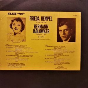 Frieda Hempel - Duets