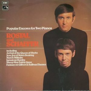 Rostal & Schaefer - Popular Encores For Two Pianos