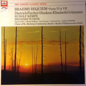 Dietrich Fischer-Dieskau - Brahms Requiem - Parts VI & VII / Bruckner - Te Deum