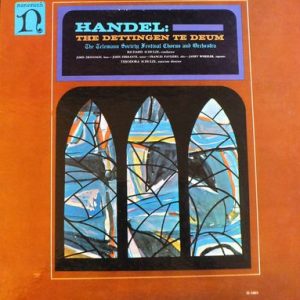 Richard Schulze - The Dettingen Te Deum