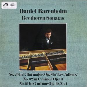 Daniel Barenboim - Beethoven Sonatas: No.26 In E Flat Major, Op.81a 'Les Adieux' / No.32 In C Minor, Op.111 / No.19 In G Minor, Op.49, No.1