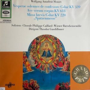 Wolfgang Amadeus Mozart - Vesperae Solennes De Confessore,  Ave Verum Corpus, Missa Brevis