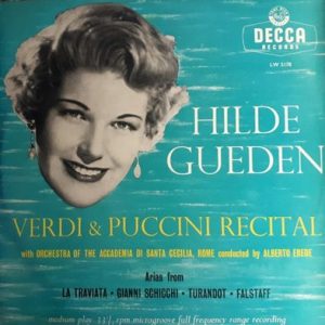 Hilde Guden - Verdi & Puccini Recital