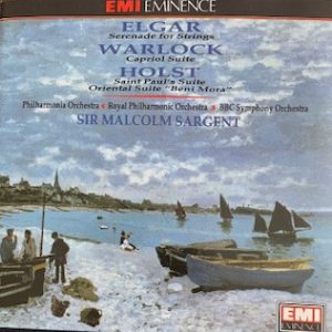 Sir Edward Elgar - Works By Elgar. Warlock. Holst