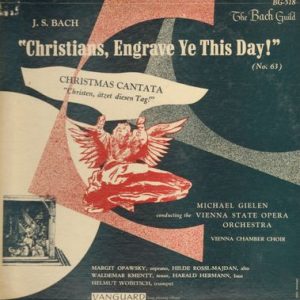 Johann Sebastian Bach - Christians, Engrave Ye This Day! Christmas Cantata (No. 63)