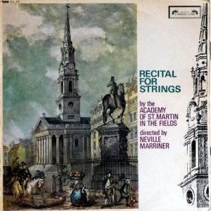 The Academy Of St. Martin-in-the-Fields - Recital For Strings