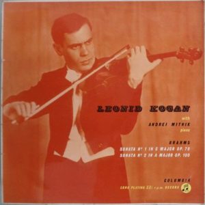 Johannes Brahms - Sonata No. 1 In G Major Op. 78 / Sonata No. 2 In A Major Op. 100