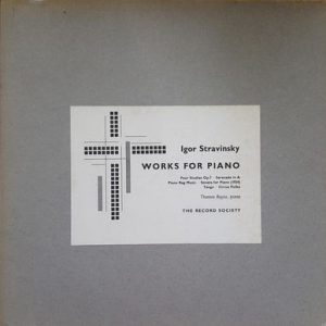 Igor Stravinsky - Works For Piano