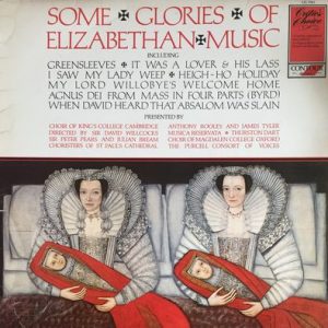 Various - Some Glories Of Elizabethan Music