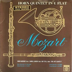 Wolfgang Amadeus Mozart - Horn Quintet In E Flat