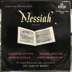Georg Friedrich Handel - Arias And Choruses From Messiah