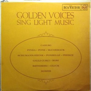 Various - Golden Voices Sing Light Music