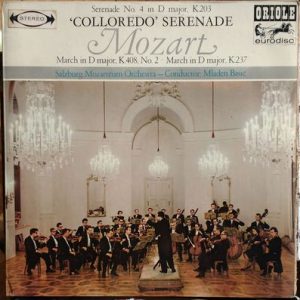 Wolfgang Amadeus Mozart -  'Colloredo' Serenade