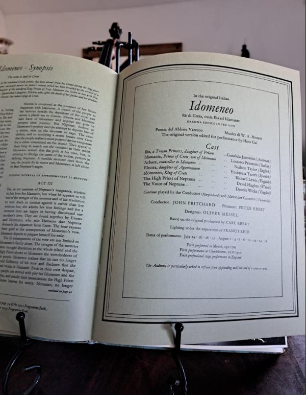 Glyndebourne Festival Opera Programme 1964 - Image 2