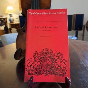 Lucia di Lammermoor: The Royal Opera House: 1980